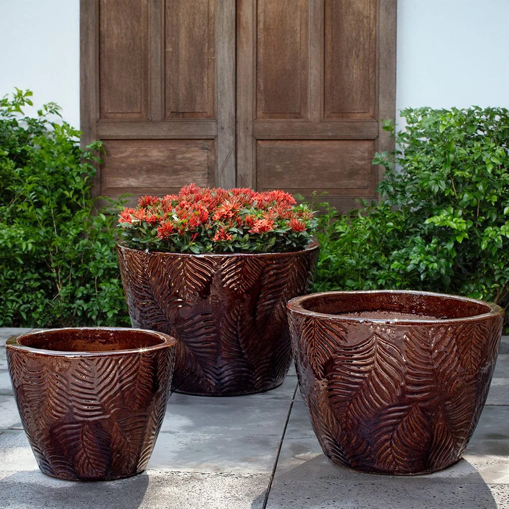 Tropicale Planter Set of 3 | Glazed Collection