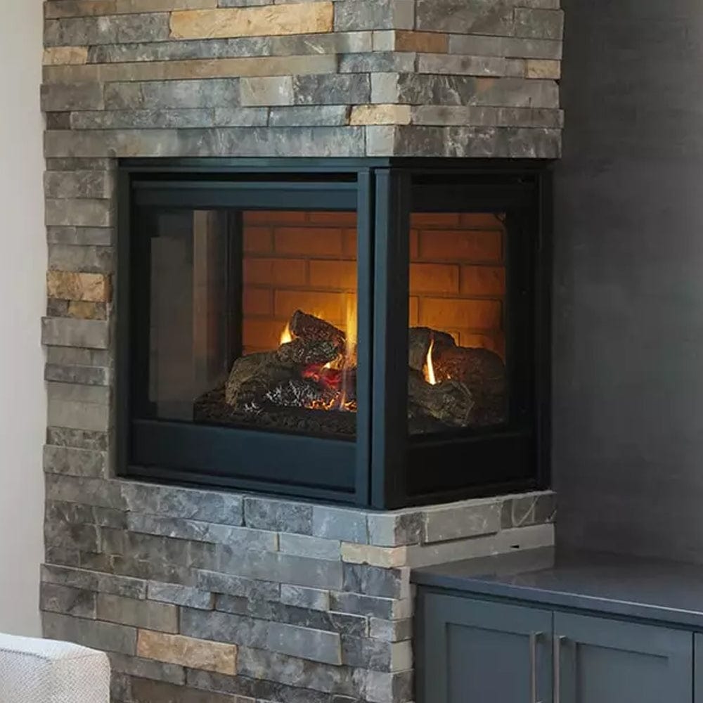 Majestic 36 Corner Direct Vent Multi Side Top/Rear Gas Fireplace with