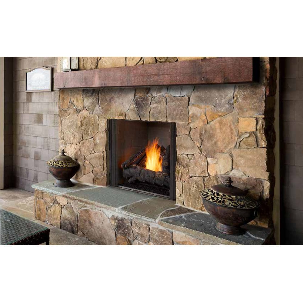 Courtyard 36" Outdoor Traditional Fireplace with IntelliFire Ignition - Outdoor Art Pros