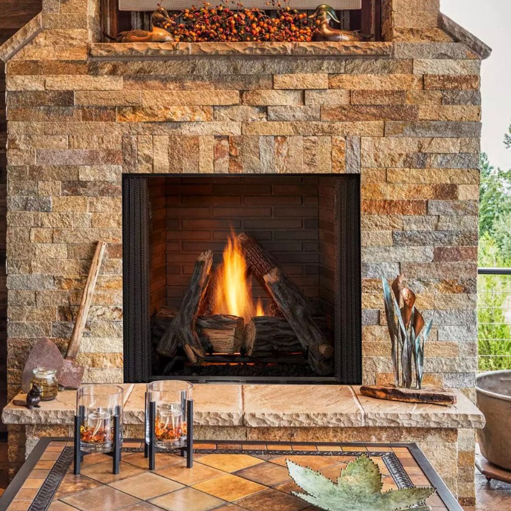 Courtyard 42 Outdoor Traditional Fireplace with IntelliFire Ignition