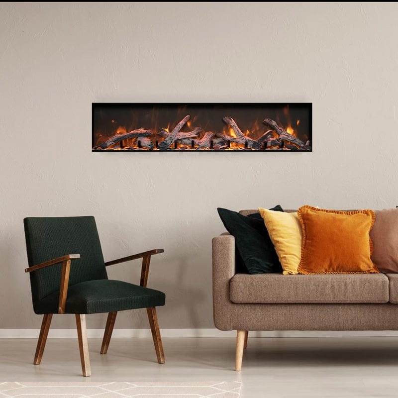 Amantii Panorama 72" BI Deep XT Smart Indoor| Outdoor Electric Fireplace