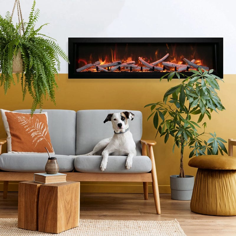 Amantii Panorama 88" BI Deep XT Smart Indoor| Outdoor Electric Fireplace