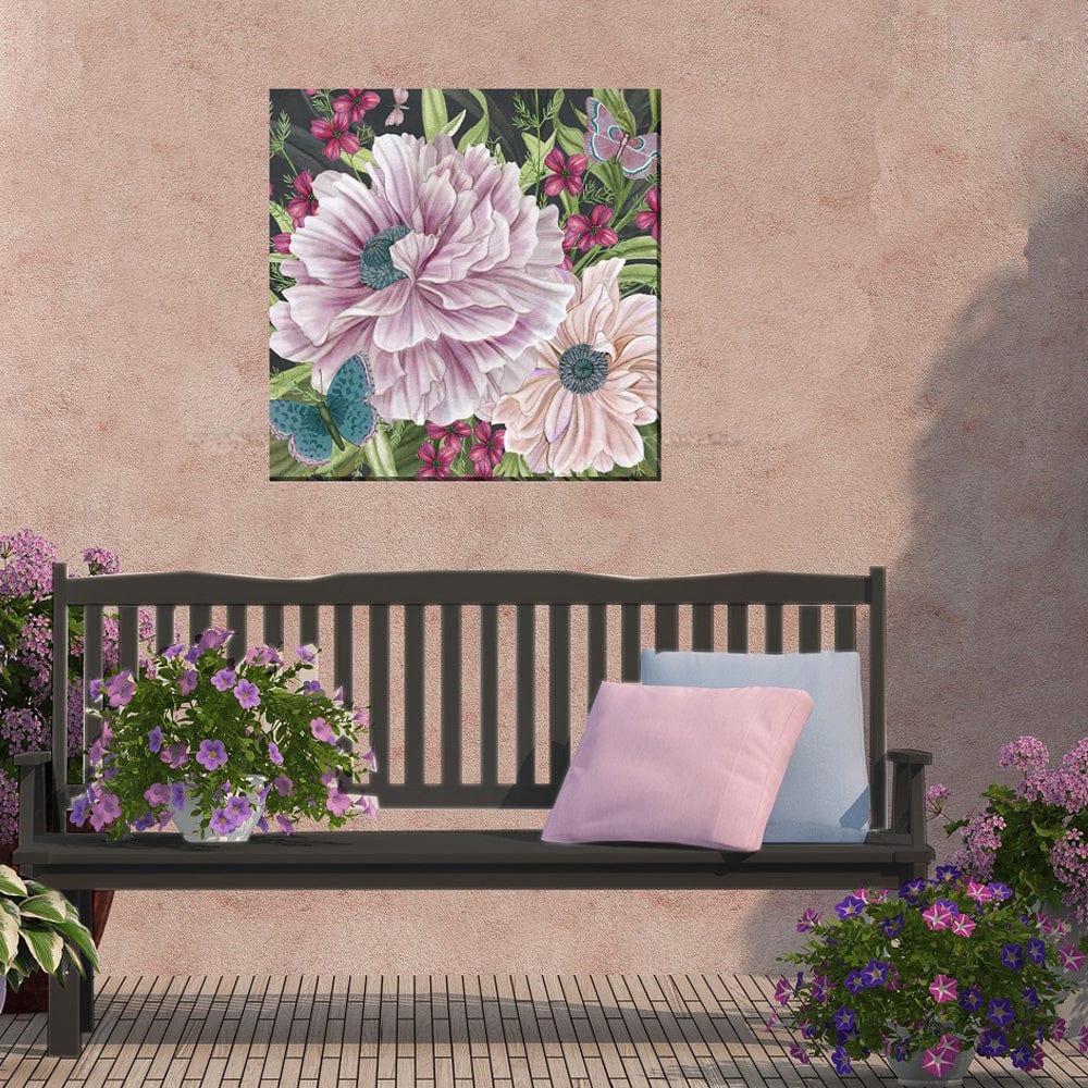 Delicate Ladies Outdoor Canvas Art