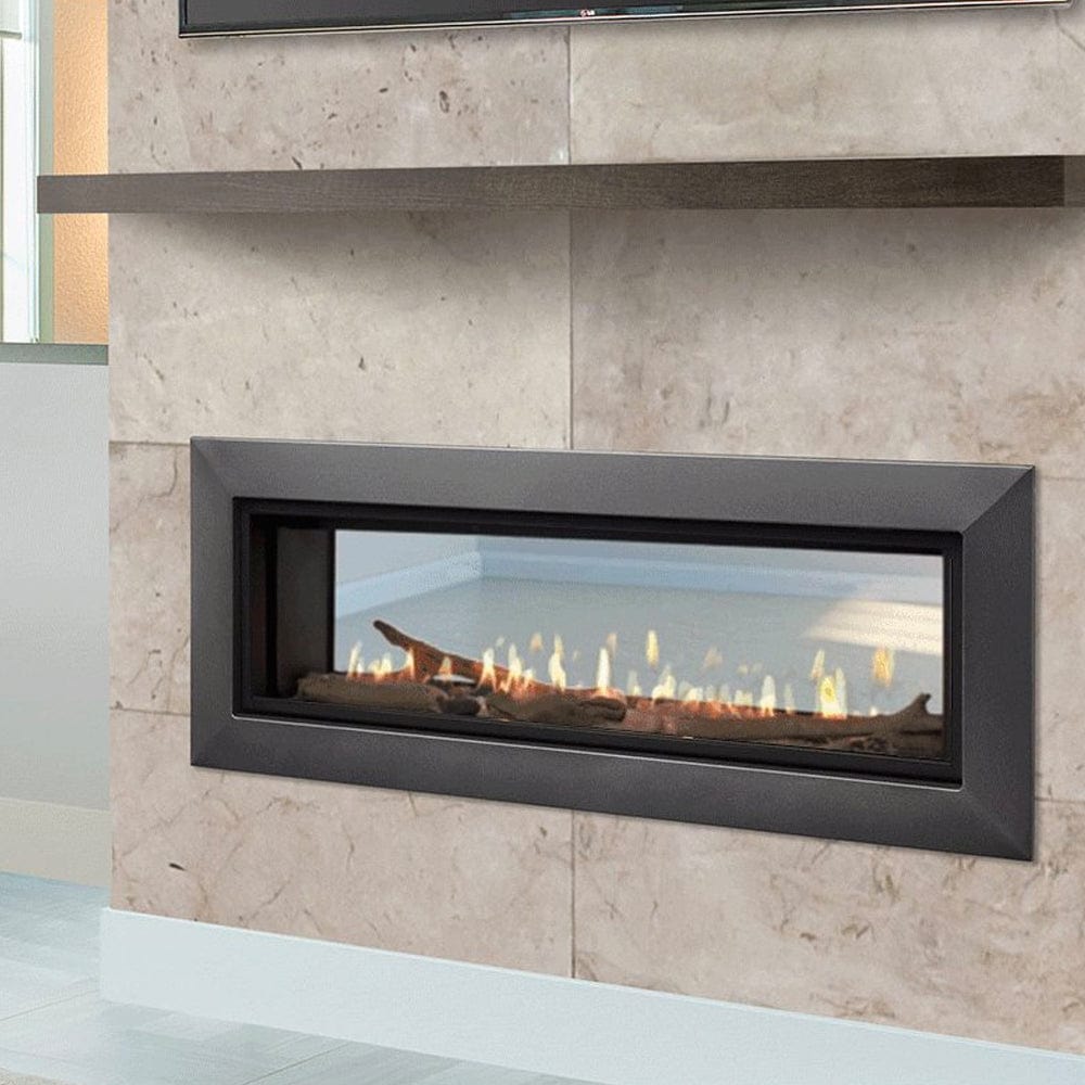 Echelon II 36" See-through Top Direct Vent Fireplace with IntelliFire Touch Ignition System - Outdoor Art Pros
