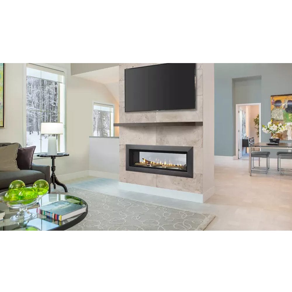 Echelon II 36" See-through Top Direct Vent Fireplace with IntelliFire Touch Ignition System - Outdoor Art Pros