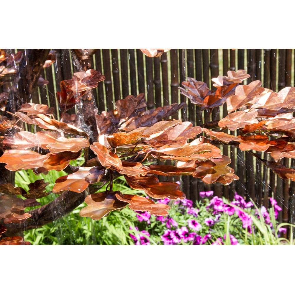 70" Copper Extra Tall Maple Tree Garden Fountain - Outdoor Art Pros