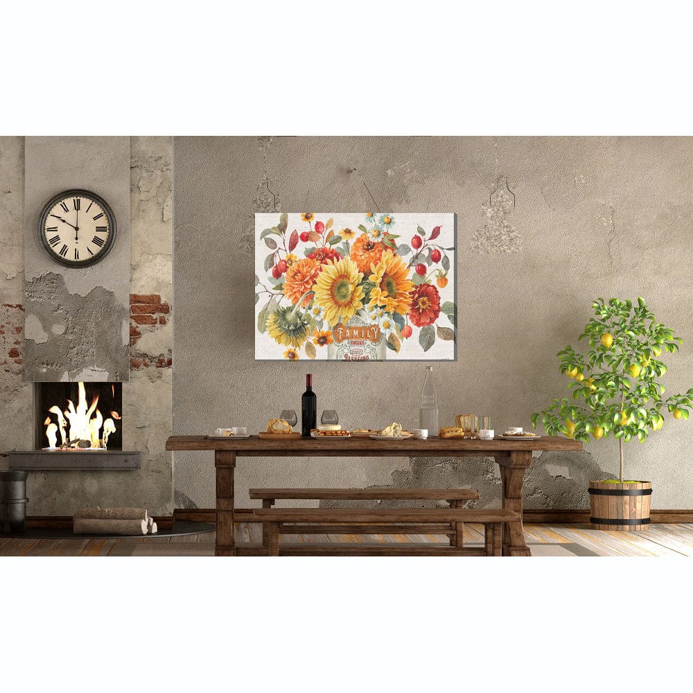 Family Blessings Outdoor Canvas Art
