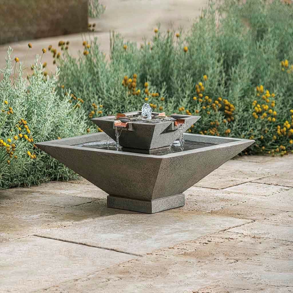  Small Facet Modern Garden Fountain