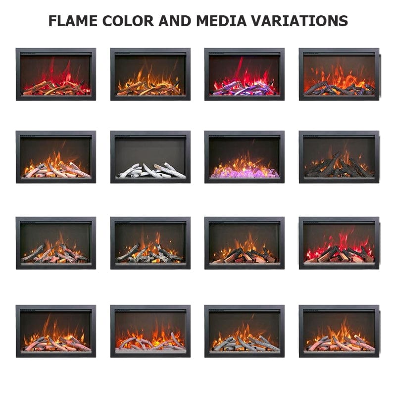 Amantii Panorama BI 72" Slim Smart Indoor | Outdoor Electric Fireplace