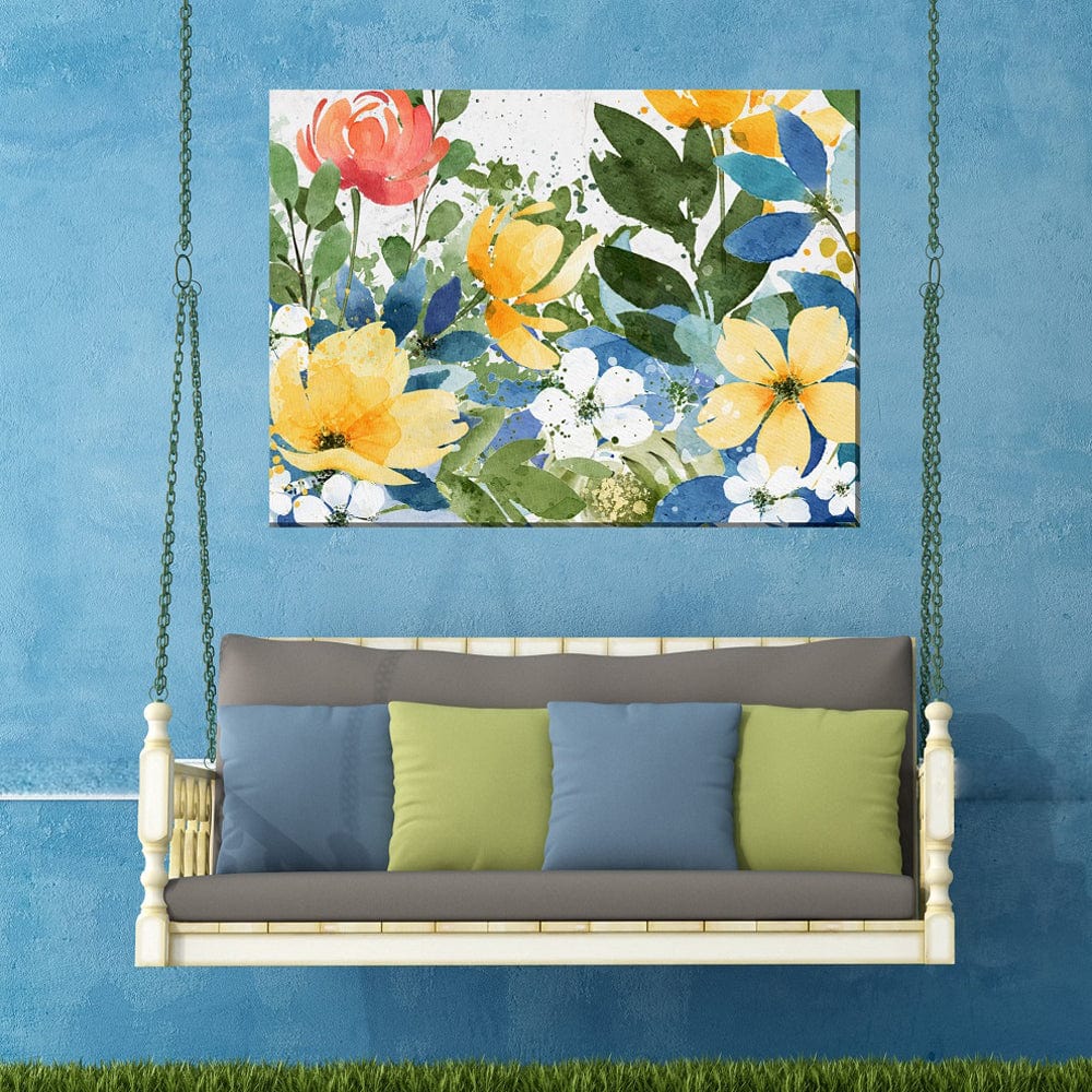 Garden Glee Outdoor Canvas Art