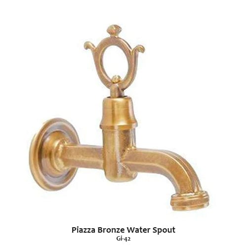 Gi-42 Piazza Bronze Water Spout 