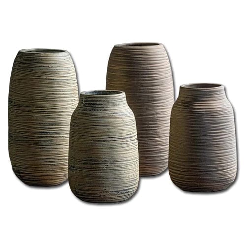 Halliard Jars Assorted Glaze 2 | Cold Painted Terra Cotta Planter