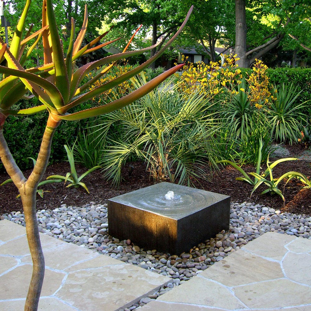 Heiho Basalt Stone Outdoor Fountain - Outdoor Art Pros
