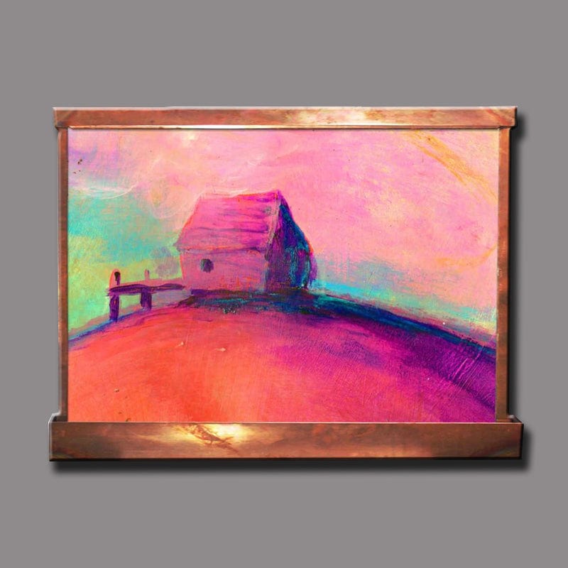 House on a Hill Wall Fountain