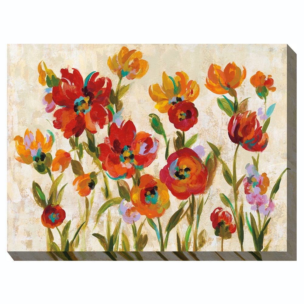 Jaunty Garden Outdoor Canvas Art