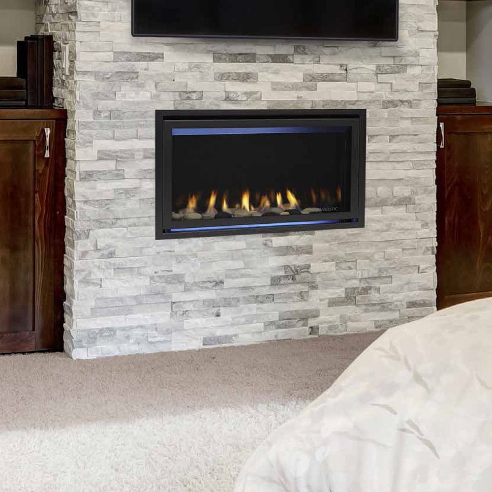 Jade 42" Direct Vent Gas Fireplace with IntelliFire Touch Ignition System - Outdoor Art Pros