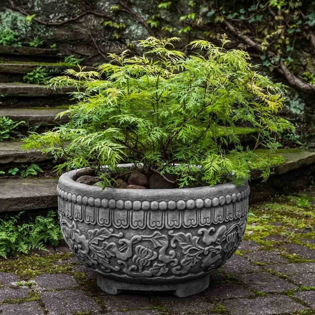 Jaipur Bowl | Cast Stone Planter