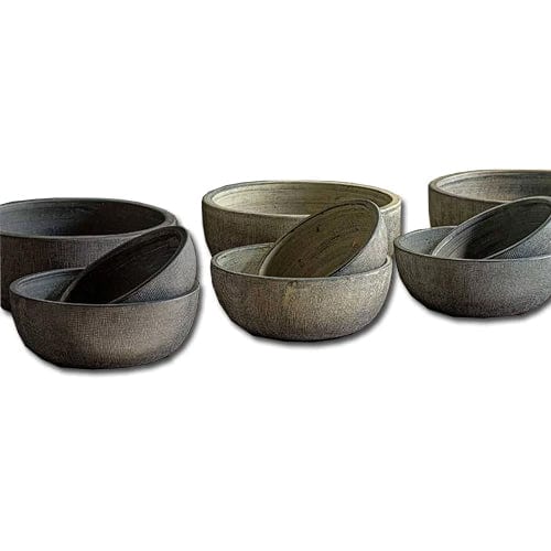 Jute Bowl Set of 18 | Cold Painted Terra Cotta Planter