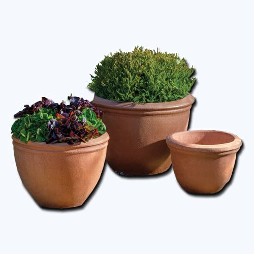 Kaili Glazed Terra Cotta Planter Set of 3