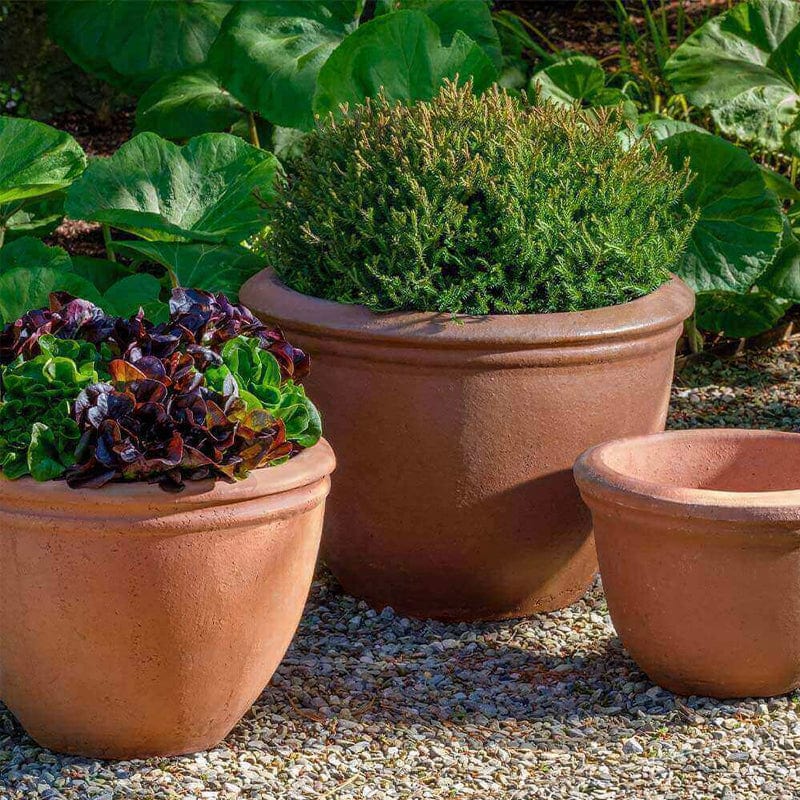 Kaili Glazed Terra Cotta Planter Set of 3