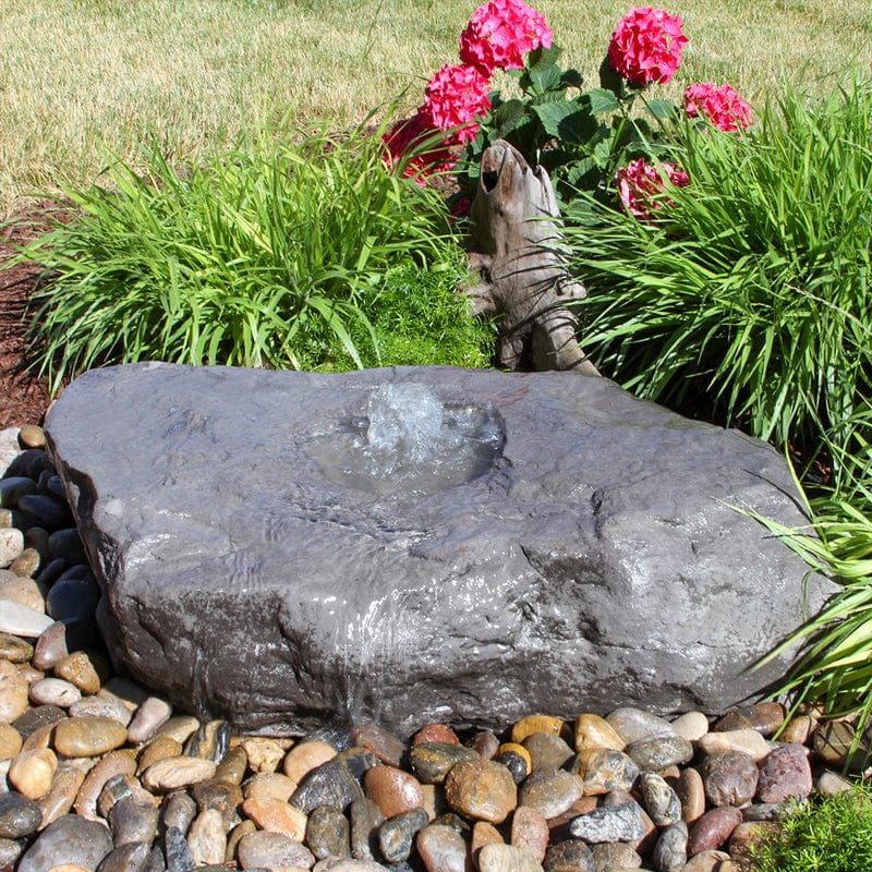 Large Bird Bath Boulder Stone Fountain