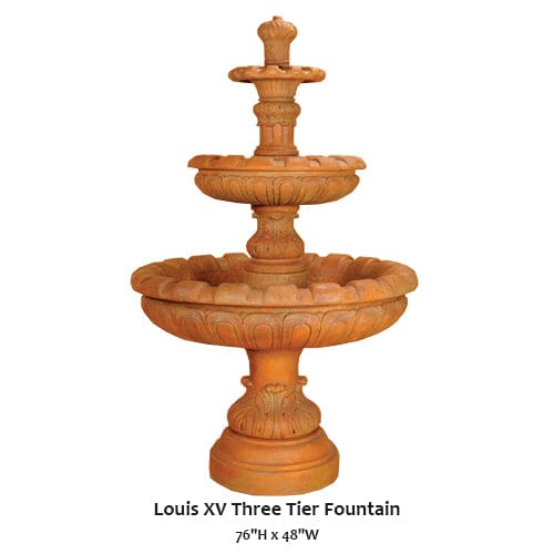 Louis XV Three Tier Fountain