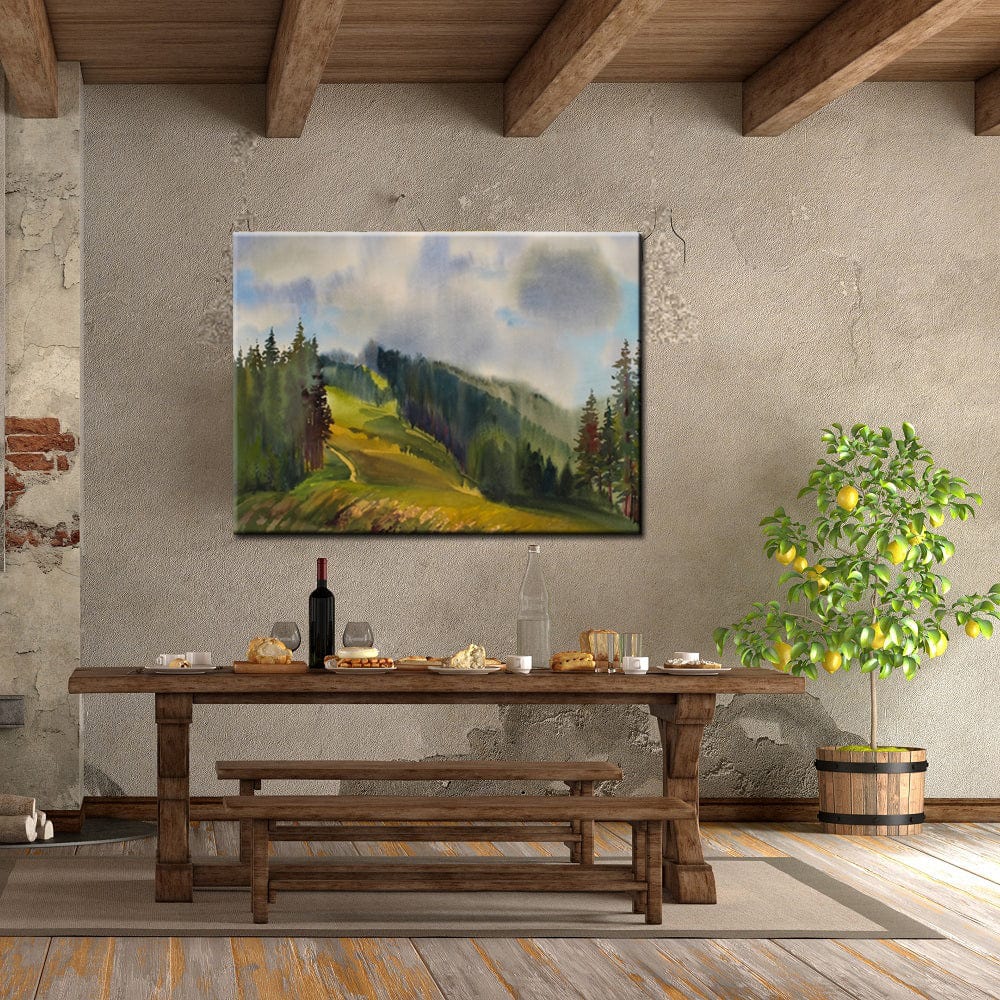 Mountain Slope Outdoor Canvas Art