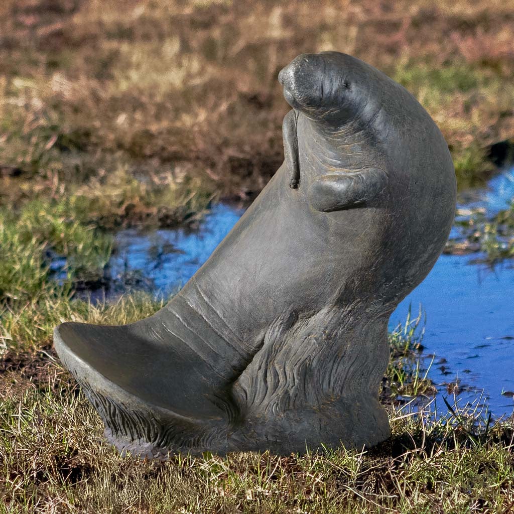 Manatee Garden Statue