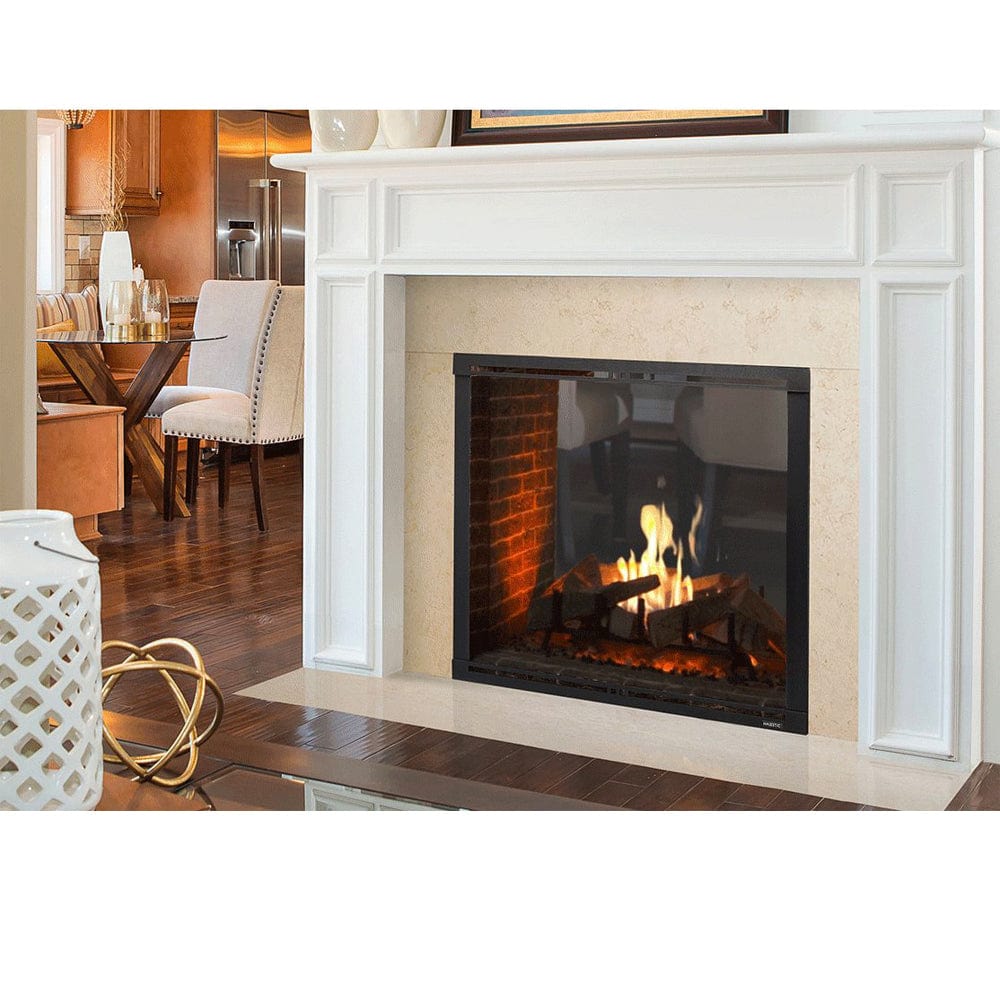 Marquis II 42" See-through- Top Direct Vent Fireplace with IntelliFire Touch Ignition - Outdoor Art Pros