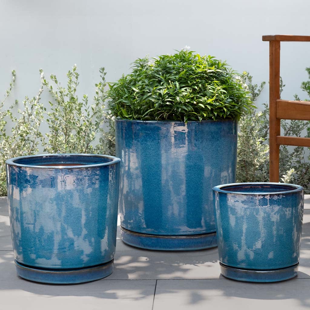 cylinder terracotta plant pots I/O 2 Cylinder Planter Set of 3