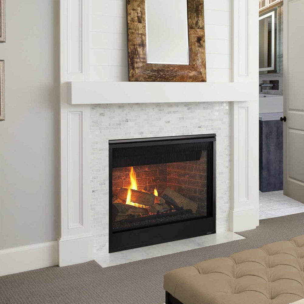 Meridian Platinum 42" Top/Rear Direct Vent Fireplace with Intellifire Touch Ignition - Outdoor Art Pros