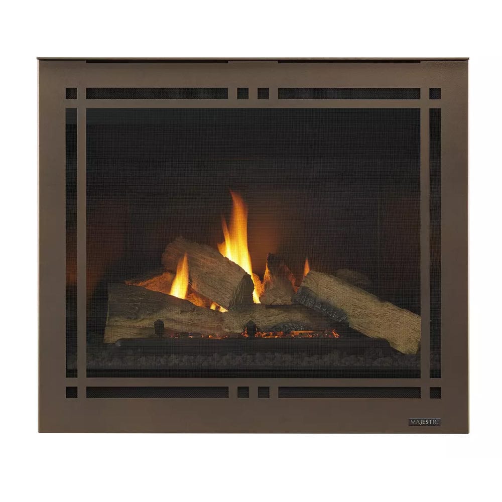 Meridian Platinum 36" Top/Rear Direct Vent Fireplace with Intellifire Touch Ignition - Outdoor Art Pros