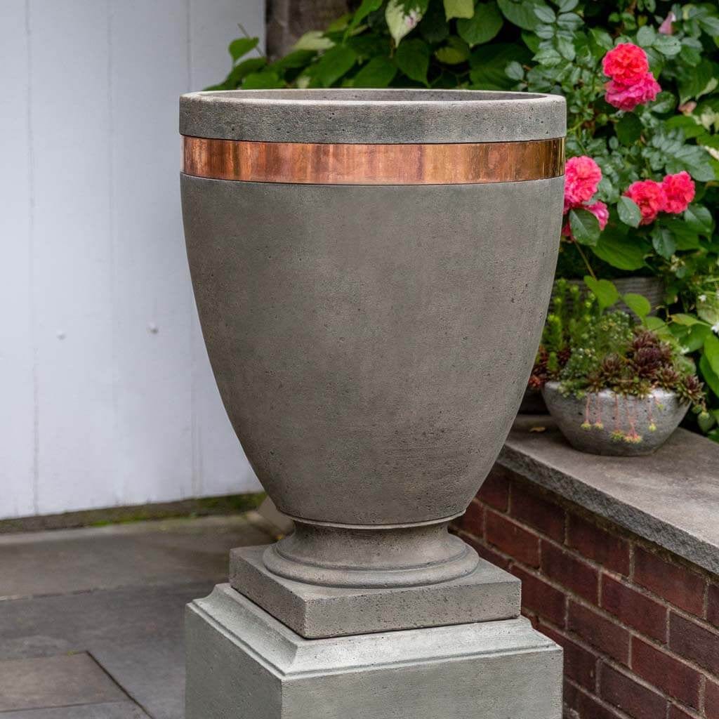 Moderne Planter | Cast Stone Planter - Tall