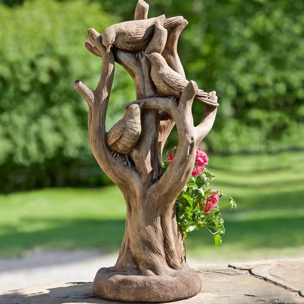 Morning Gossip Bird Garden Planter