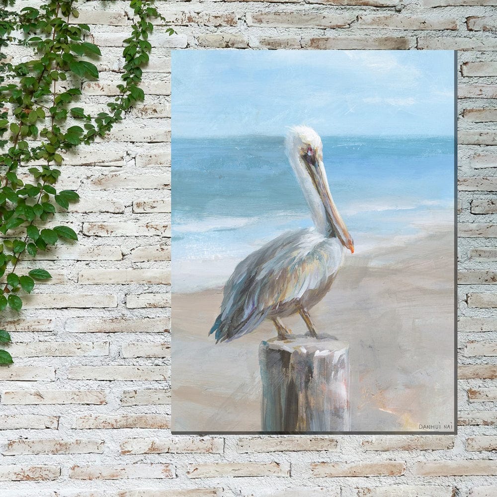 Pelican Portrait Outdoor Canvas Art