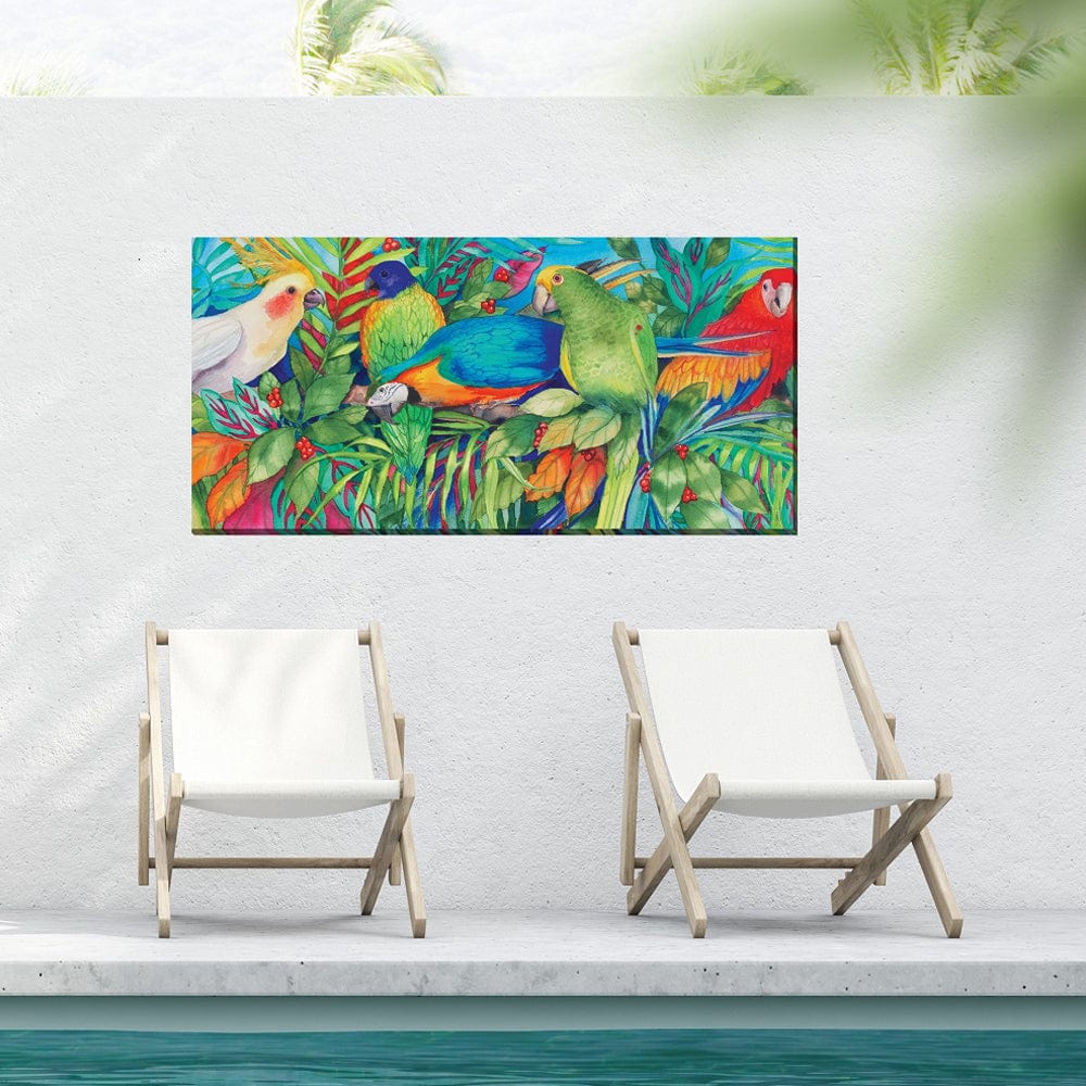 Polly and Friends Canvas Wall Art