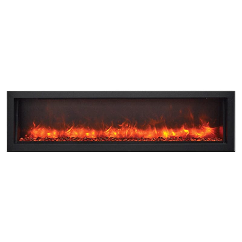 Amantii Panorama 72" Deep Full View Smart Indoor| Outdoor Electric Fireplace
