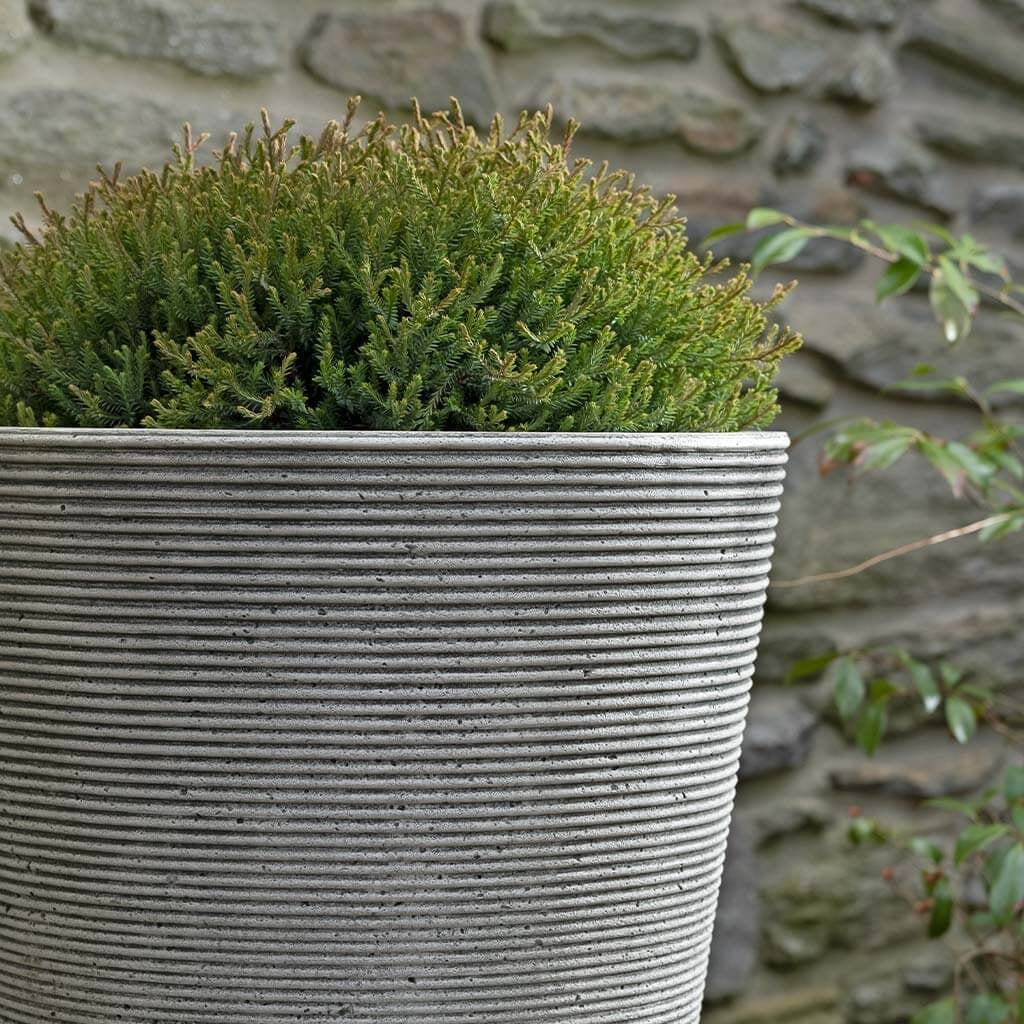 Pimlico Ridged Cast Stone Planter