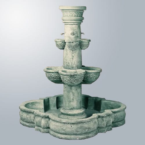 Plaza Minerva Fountain With Quatrefoil Basin