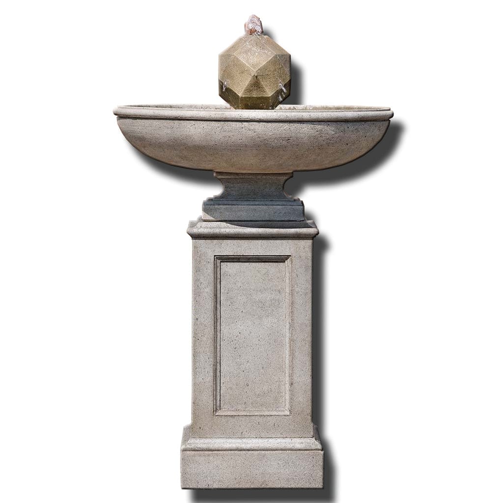 Polyhedron Contemporary Garden Fountain