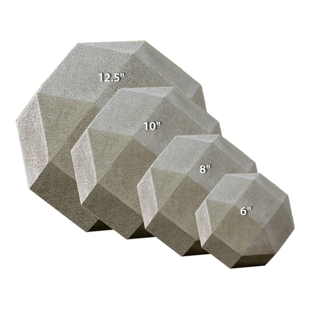 Polyhedron | Cast Stone Garden Sphere