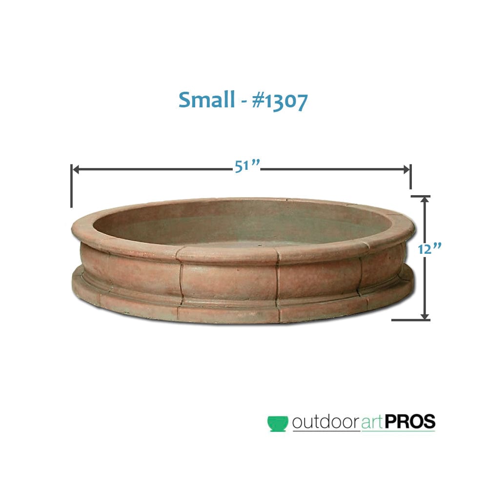 Giannini Fountain Provence Basin - Outdoor Art Pros