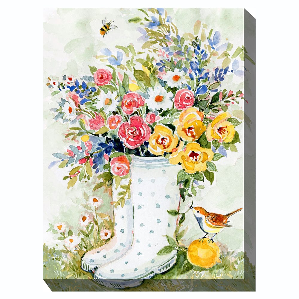 Rainboots Outdoor Canvas Art