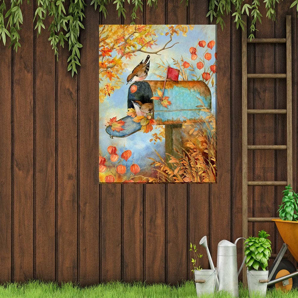 Rural Route Mail Outdoor Canvas Art