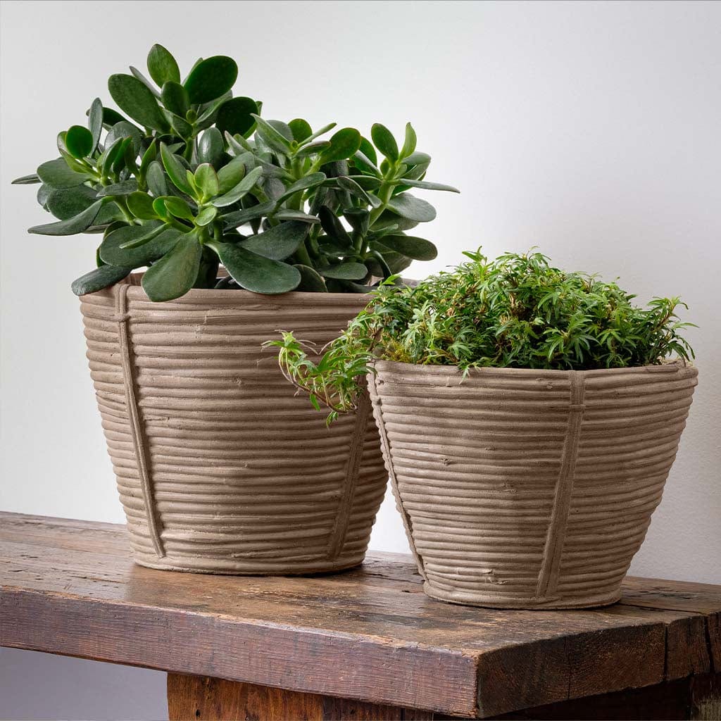 large lightweight plant pots Large Reed Planter