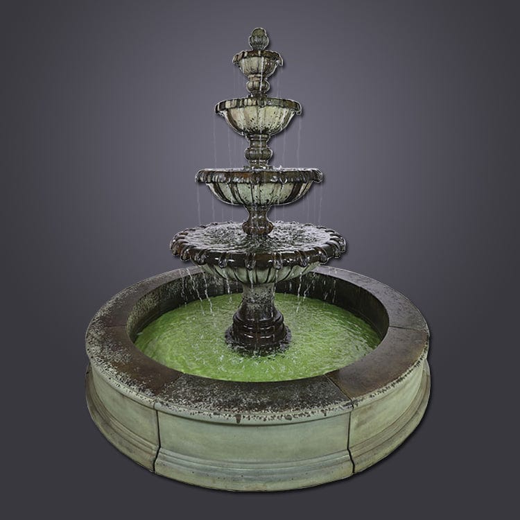 Regal Chateau Four Tier Easy Pond Large Fountain