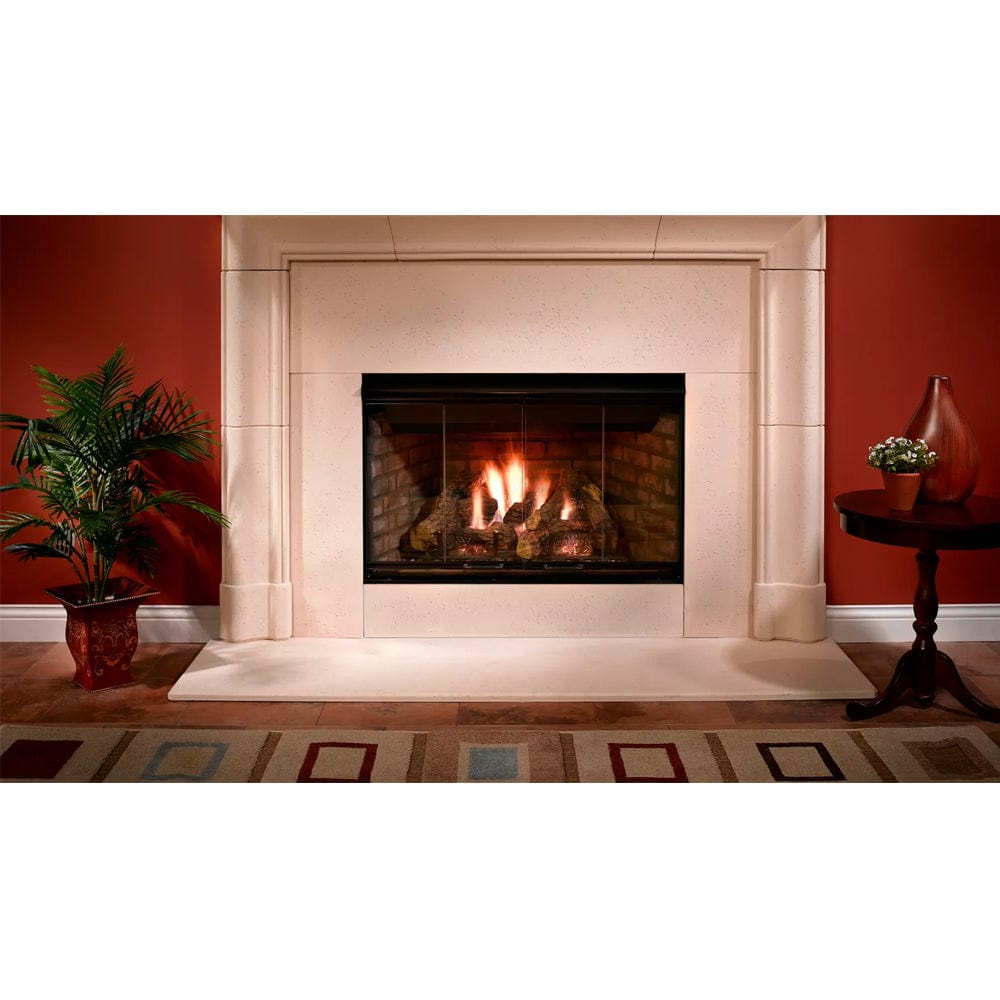 Majestic 36" Reveal Traditional Open Hearth B-Vent Gas Fireplace with IntelliFire Ignition System - Outdoor Art Pros