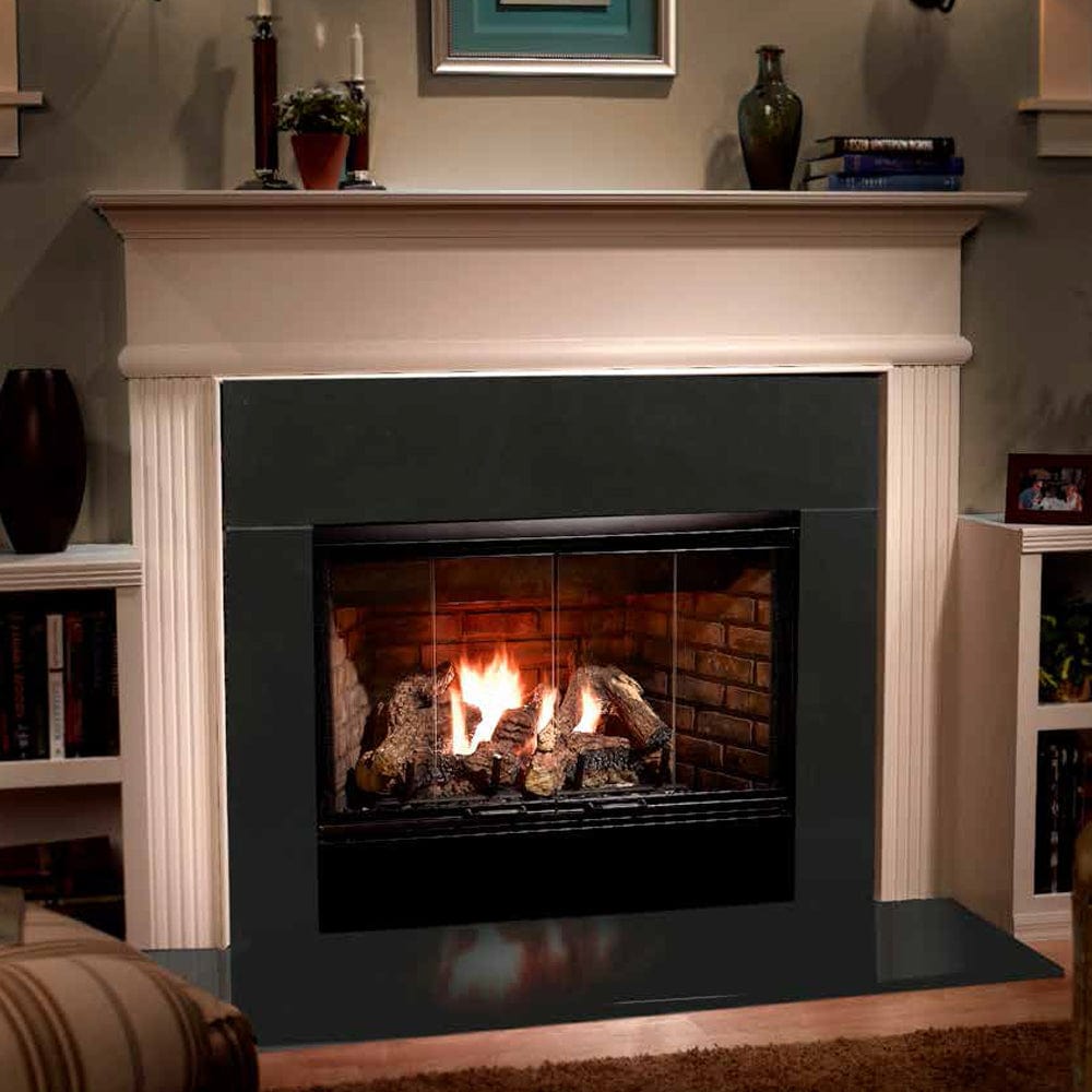 Majestic 42" Reveal Traditional Open Hearth BVent Gas Fireplace with