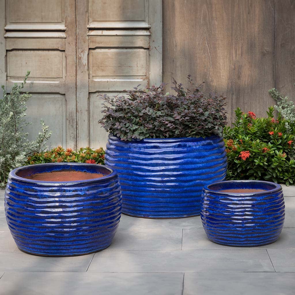 Montauk Planter Nested Set of 3 | Glazed Collection