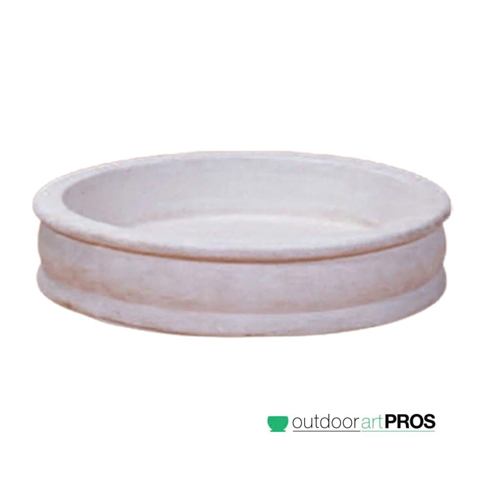 Giannini Fountain Round Basin - Outdoor Art Pros